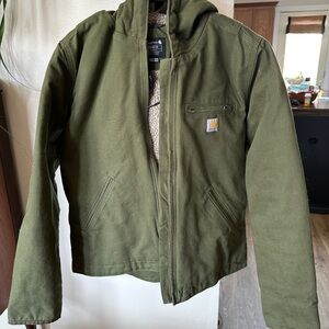 Carhartt Sage Green Canvas Jacket